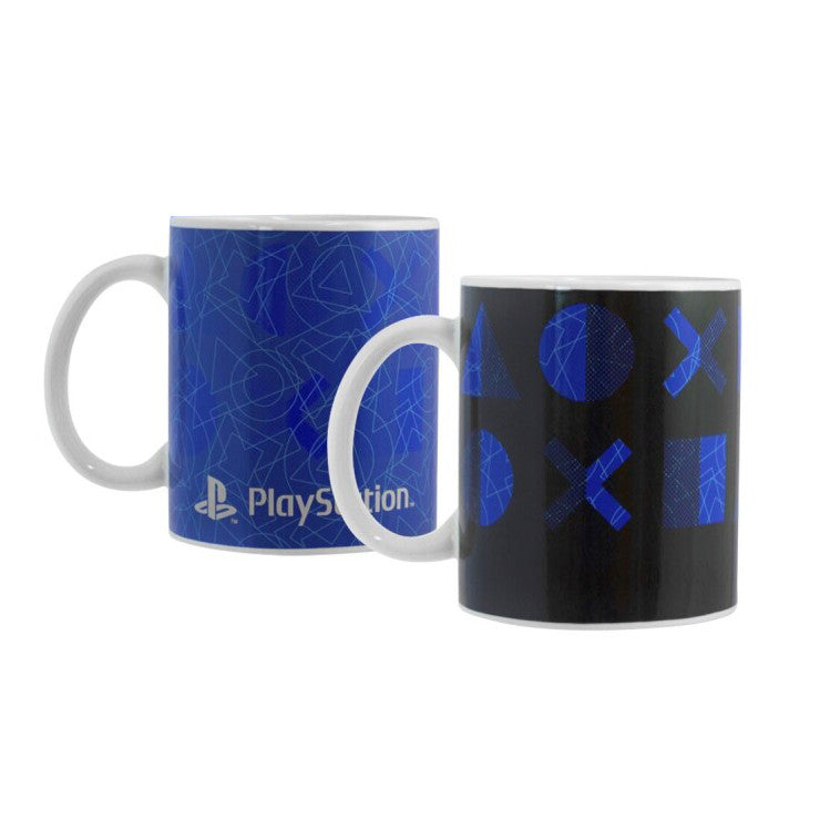 PlayStation termomainīga porcelāna krūze 325 ml dāvanu kastītē
