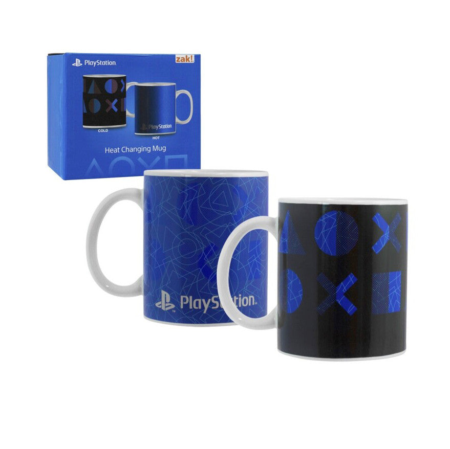 PlayStation termomainīga porcelāna krūze 325 ml dāvanu kastītē