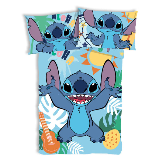 Disney Lilo un Stitch Tropical Paradise bērnu gultasveļas komplekts 100–135 cm, 40–60 cm