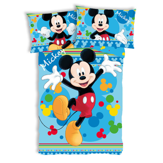 Disney Mickey Joyful bērnu gultasveļas komplekts 100–135 cm, 40–60 cm