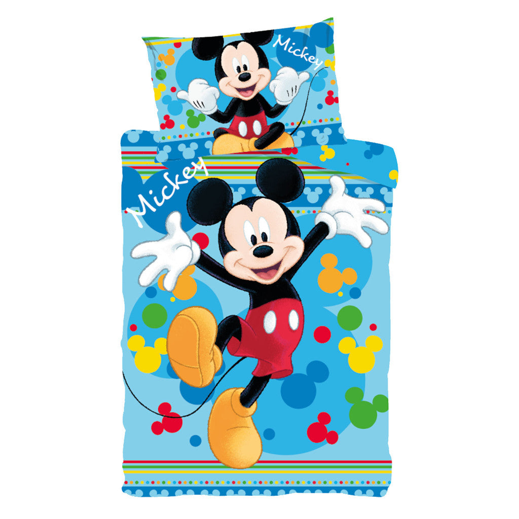Disney Mickey Joyful bērnu gultasveļas komplekts 100–135 cm, 40–60 cm