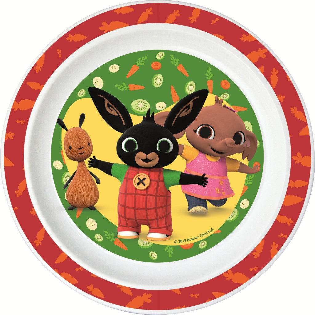 Bing Happy Bunny mikro plakanais šķīvis 22 cm