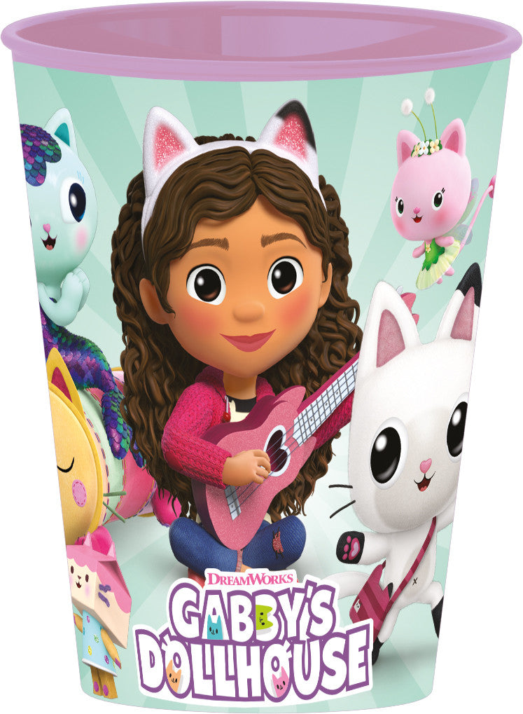 Gabby's Dollhouse Kitty Magic plastmasas krūzīte 260 ml