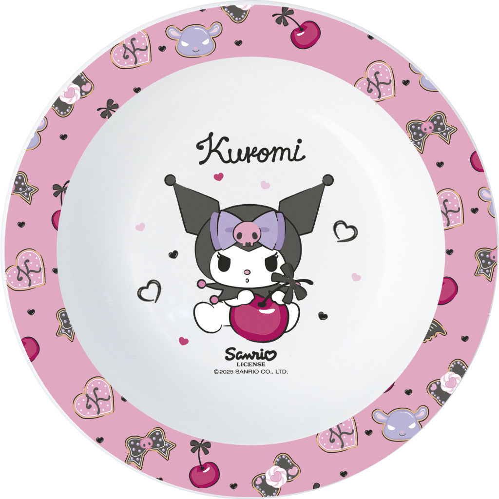 Hello Kitty Kuromi mikro dziļais šķīvis 16 cm