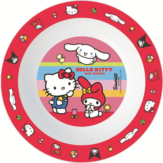 Hello Kitty un draugi mikro dziļais šķīvis 16 cm
