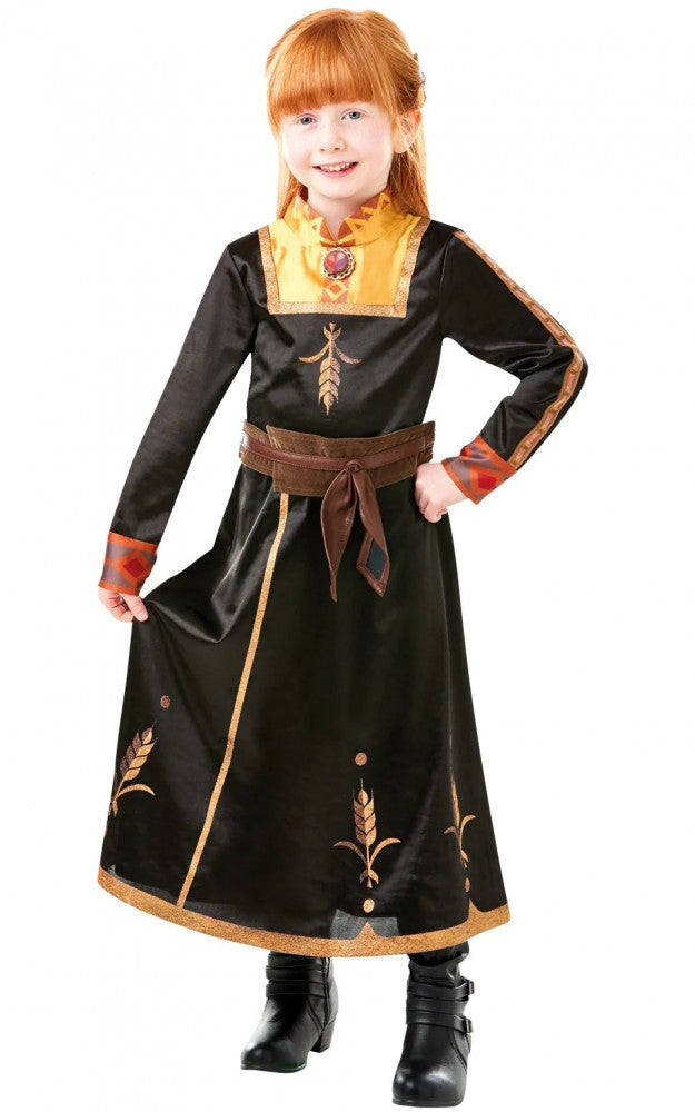 Disney Frozen luksusa Annas kostīms 7-8 gadi Rubīni
