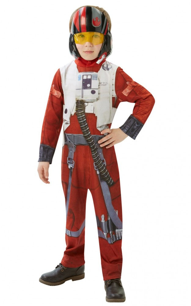 Zvaigžņu karu Rubies Poe Dameron kostīms 5-6 gadi