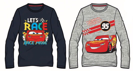Disney Cars Race bērnu krekls ar garām piedurknēm, 3-8 gadi