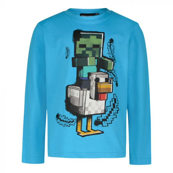 Minecraft bērnu krekls ar garām piedurknēm, 6-12 gadi