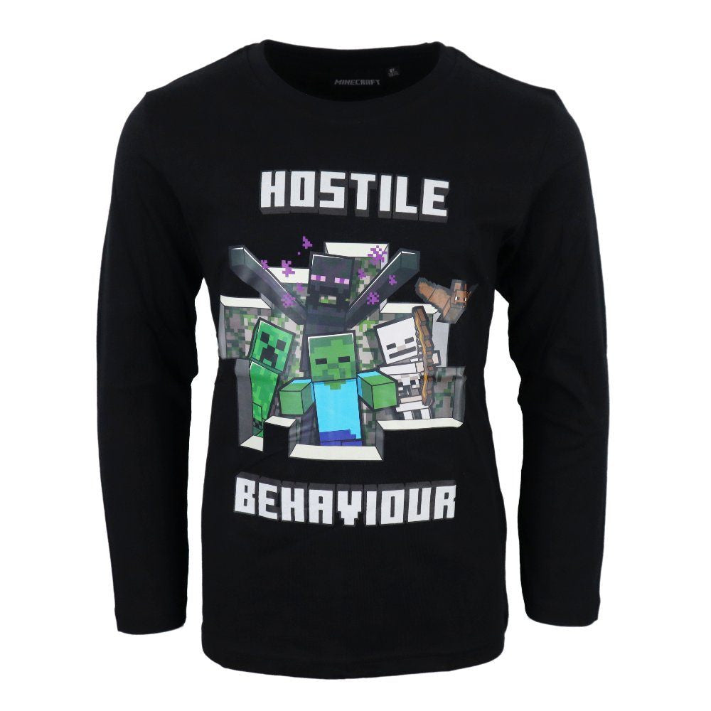Minecraft bērnu krekls ar garām piedurknēm, 6-12 gadi