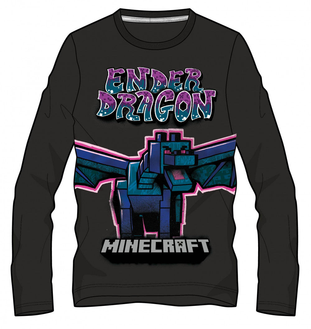 Minecraft bērnu garroku T-krekls, tops 6-12 gadi