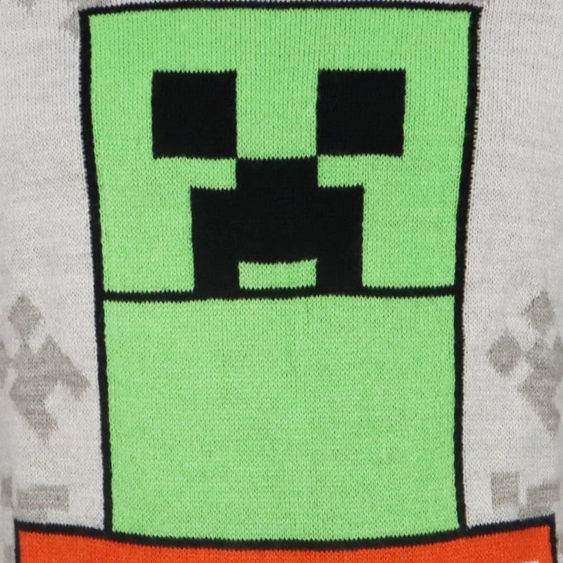 Minecraft Blocky bērnu adīts džemperis 6-12 gadi