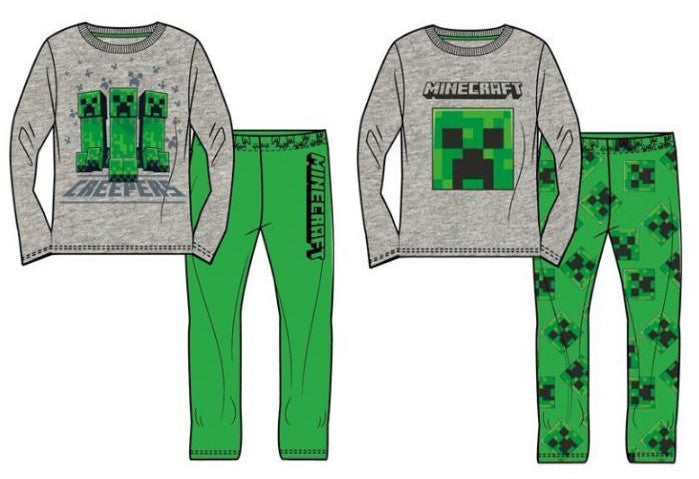 Minecraft Creeper bērnu garā pidžama 8-12 gadi