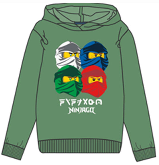 Lego Ninjago bērnu kapučjakas jaka 3-8 gadi