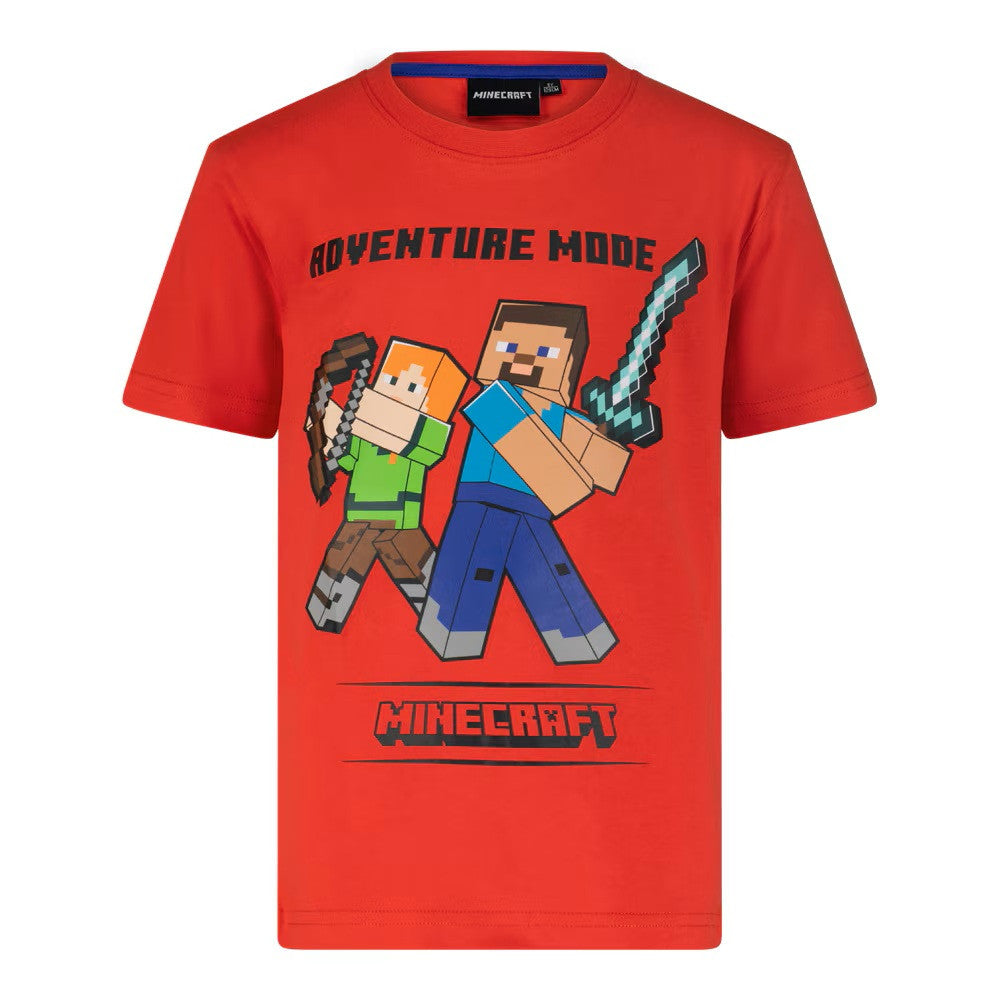 Minecraft bērnu īsais krekls, tops 6-12 gadi