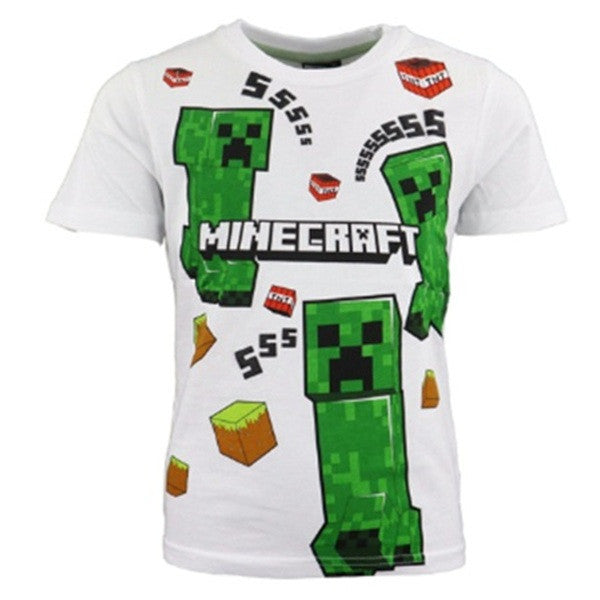 Minecraft bērnu īsais T-krekls, topiņš, 6-12 gadi