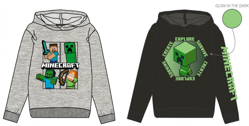 Minecraft bērnu sporta krekls 6-12 gadi