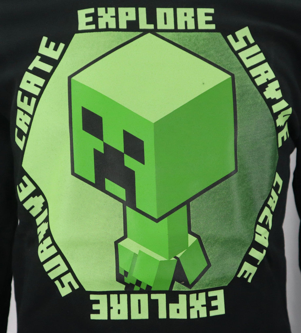 Minecraft bērnu sporta krekls 6-12 gadi
