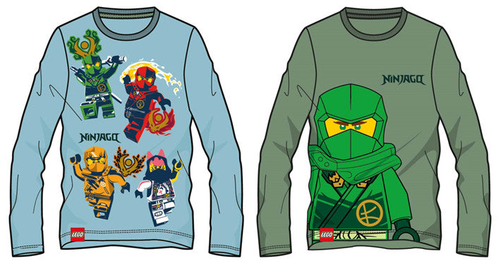 Lego Ninjago bērnu krekls ar garām piedurknēm, 3-8 gadi