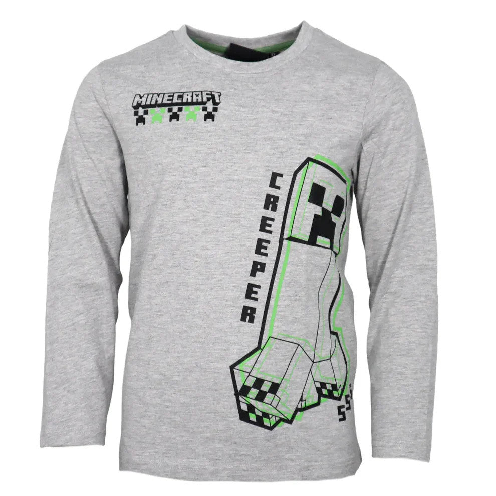 Minecraft bērnu garroku T-krekls, tops 6-12 gadi