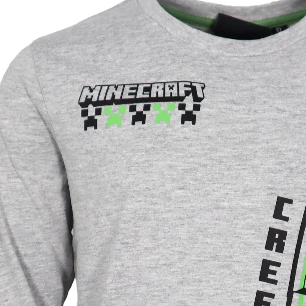 Minecraft bērnu garroku T-krekls, tops 6-12 gadi