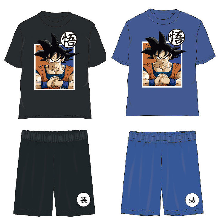 Dragon Ball Saiyan bērnu īsā pidžama 6-12 gadi