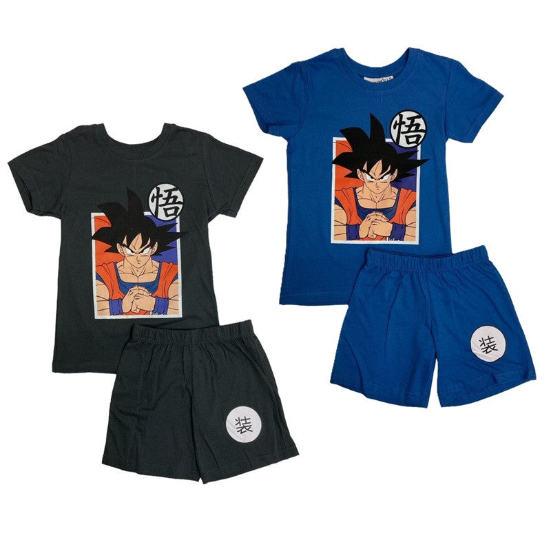 Dragon Ball Saiyan bērnu īsā pidžama 6-12 gadi