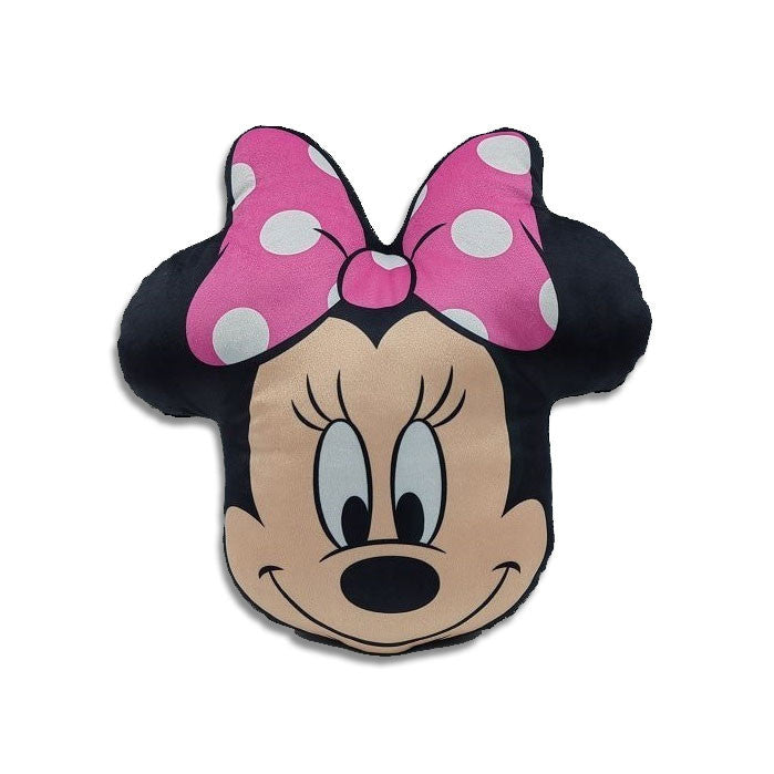 Disney Minnijas galvas 3D dekoratīvais spilvens 35 cm velūrs