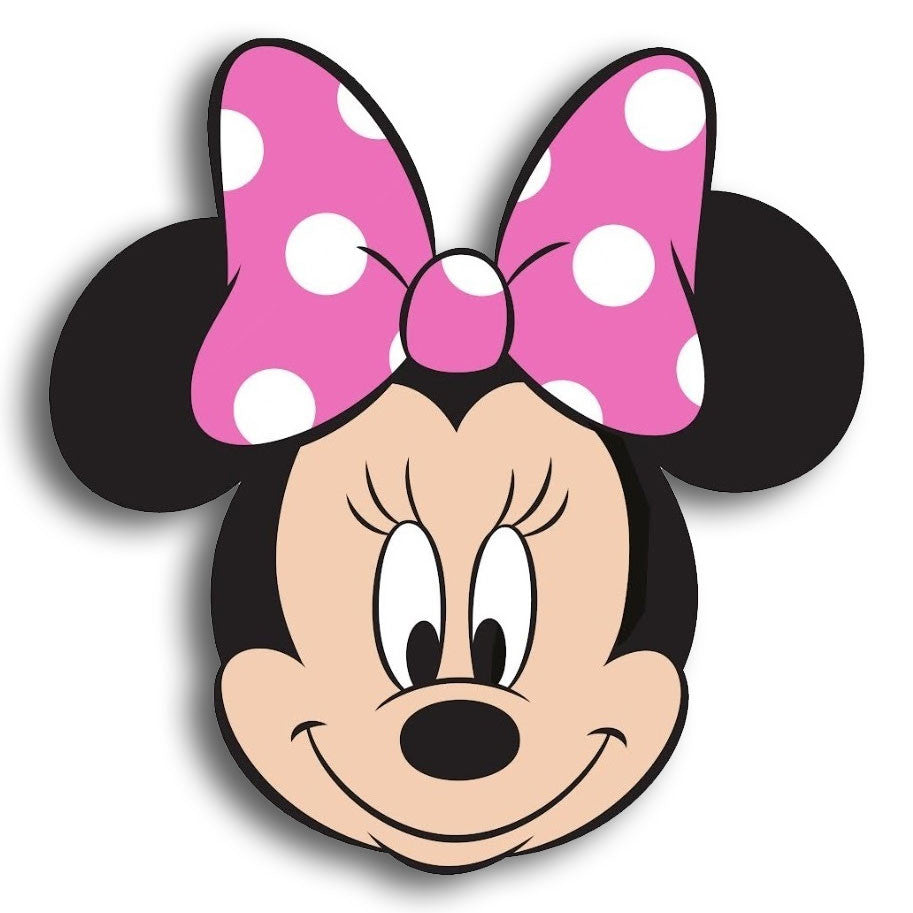Disney Minnijas galvas 3D dekoratīvais spilvens 35 cm velūrs