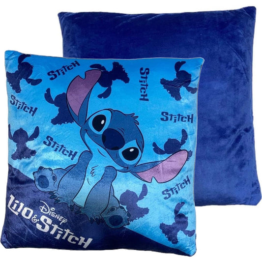 Disney Lilo un Stitch Happy samta dekoratīvais spilvens 38x38 cm