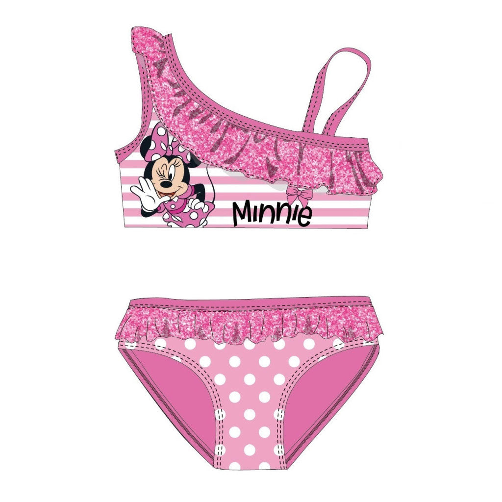 Disney Minnie Wink bērnu peldkostīms, bikini 3-8 gadi