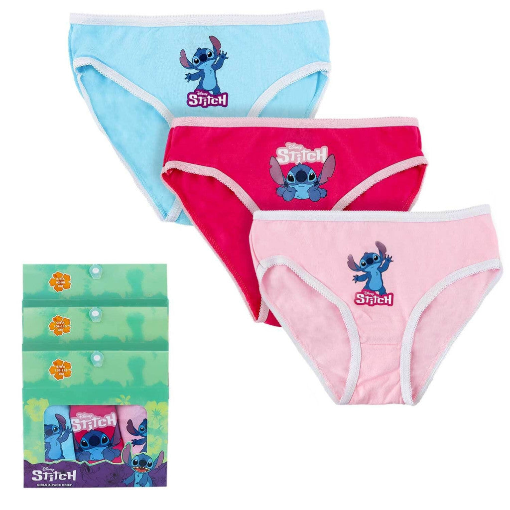 Disney Lilo un Stitch bērnu apakšveļa, biksītes 3 gab./iepak.