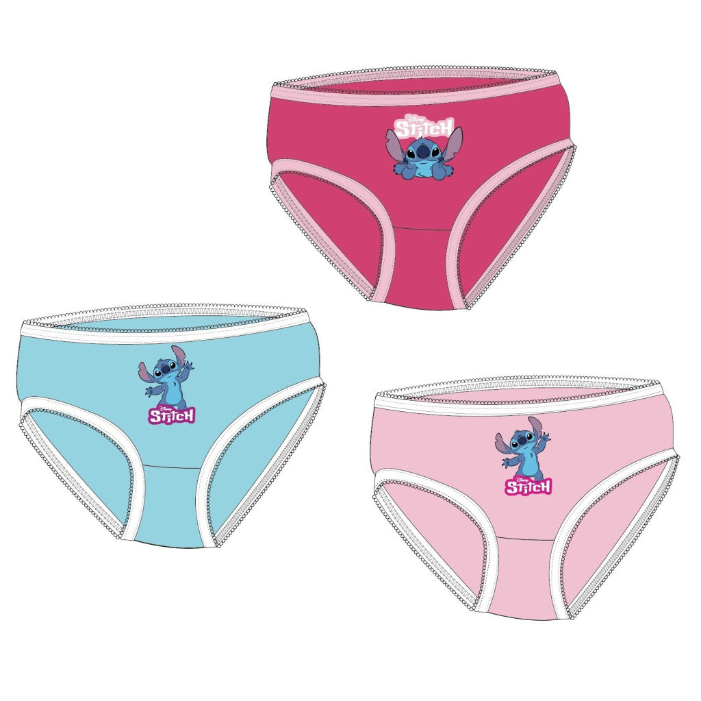 Disney Lilo un Stitch bērnu apakšveļa, biksītes 3 gab./iepak.