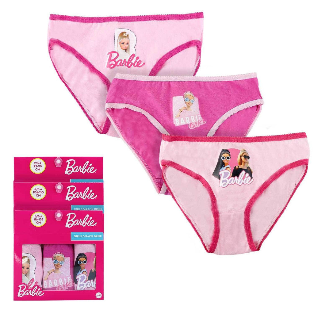 Barbie bērnu apakšveļa, biksītes 3 gab./iepak.