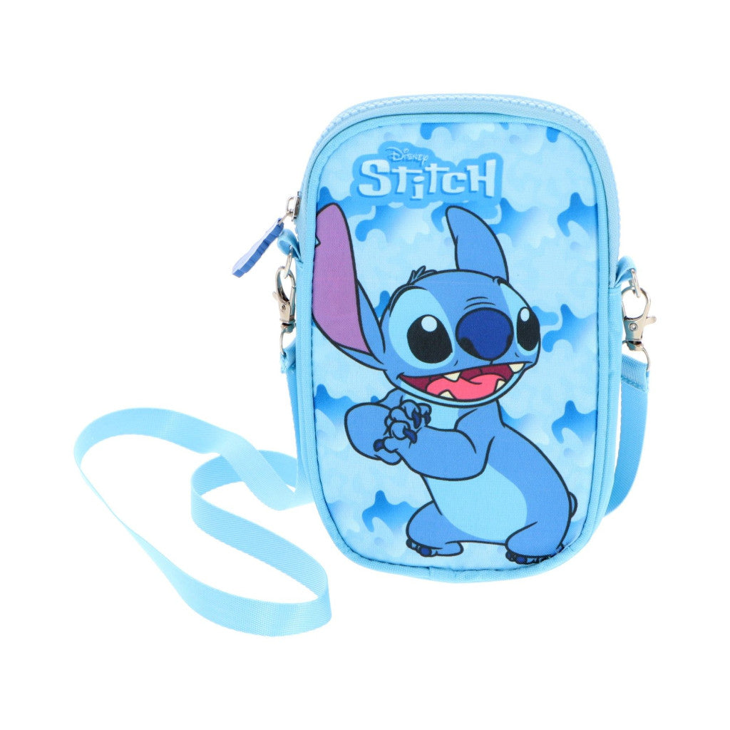 Disney Lilo un Stitch zila luksusa telefona turētāja somiņa 18 cm