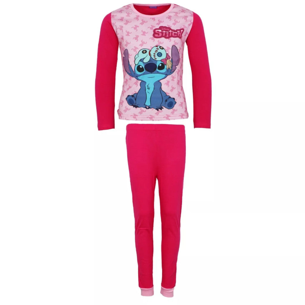 Disney Lilo un Stitch Scrump bērnu garā pidžama 3-8 gadi