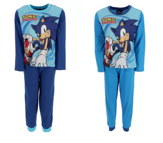 Sonic the Hedgehog bērnu garā pidžama 3-8 gadi