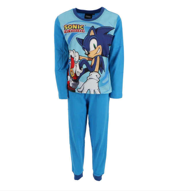 Sonic the Hedgehog bērnu garā pidžama 3-8 gadi