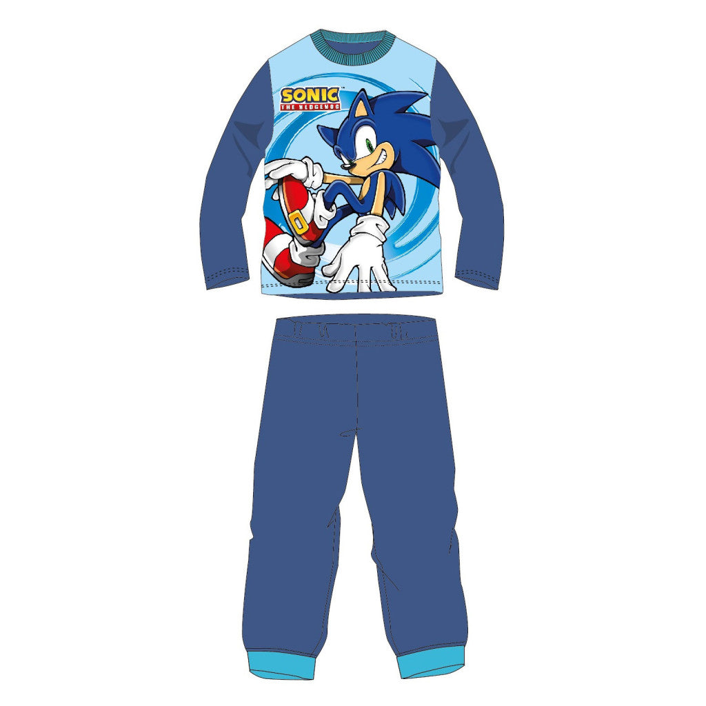 Sonic the Hedgehog bērnu garā pidžama 3-8 gadi