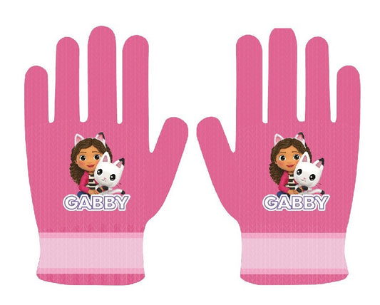 Gabby's Dollhouse Pink bērnu cimdi
