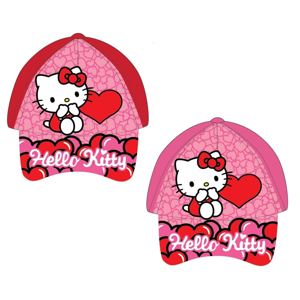 Hello Kitty Hearts bērnu beisbola cepure 52-54 cm