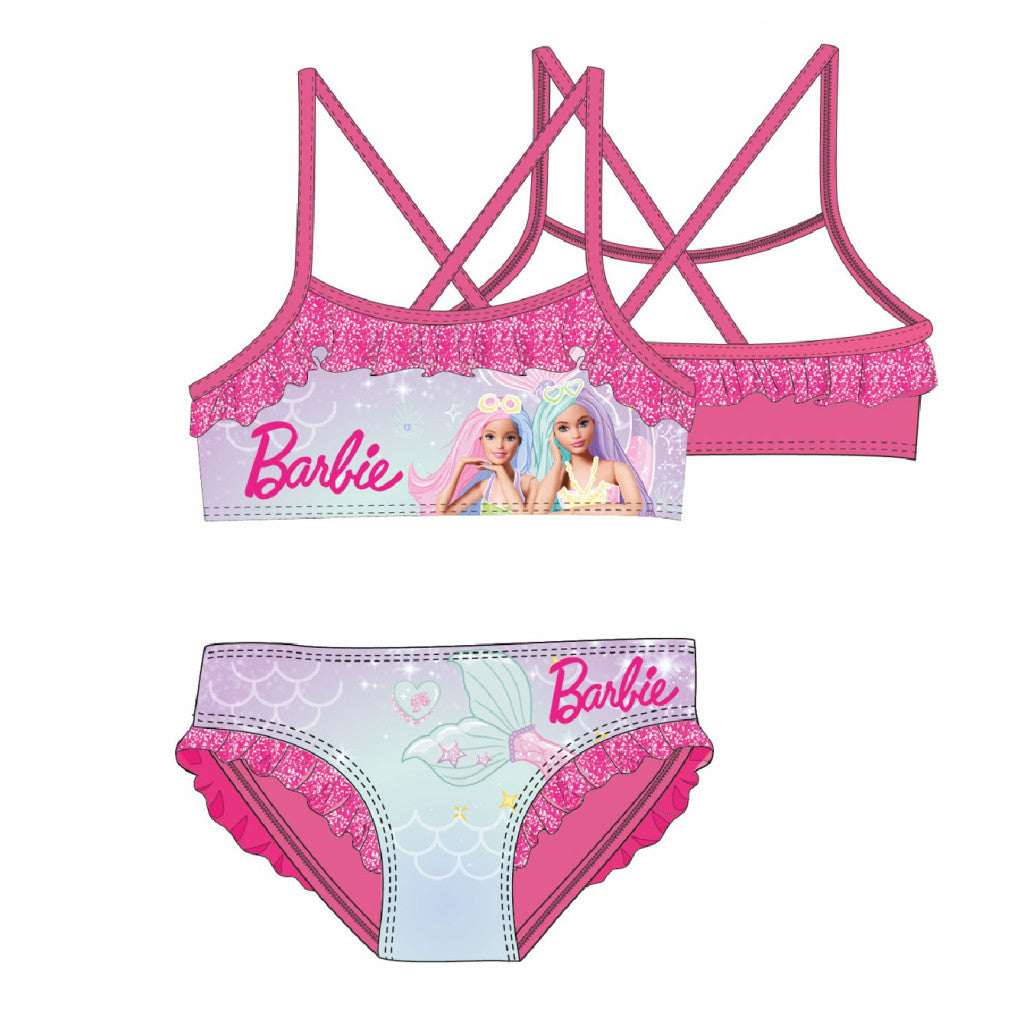 Bārbija Nāriņas bērnu peldkostīms, bikini 4-10 gadi
