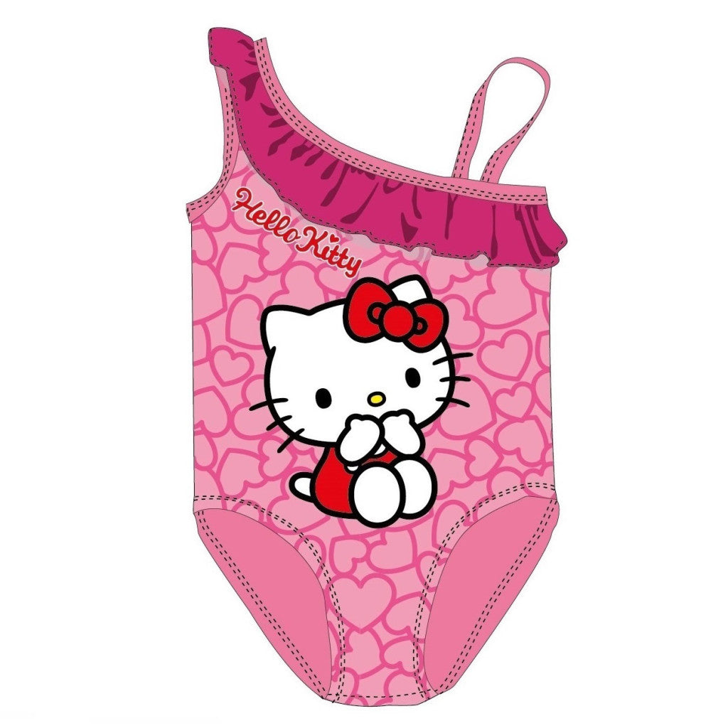 Hello Kitty Hearts bērnu peldkostīms, peldēšanai, 3-8 gadi