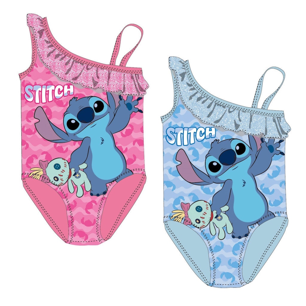 Disney Lilo un Stitch Scrump bērnu peldkostīms, peldēšanai 3-8 gadi