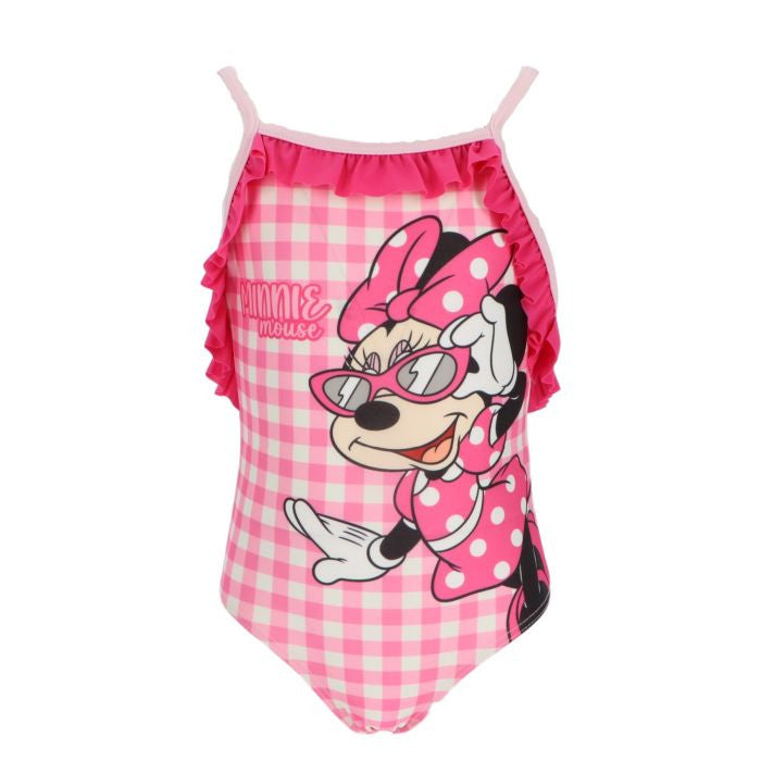 Disney Minnie rūtainais bērnu peldkostīms, peldēšanai, 3-8 gadi