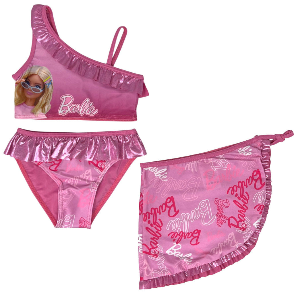 Barbie Style bērnu bikini un sarongu komplekts 3-8 gadi
