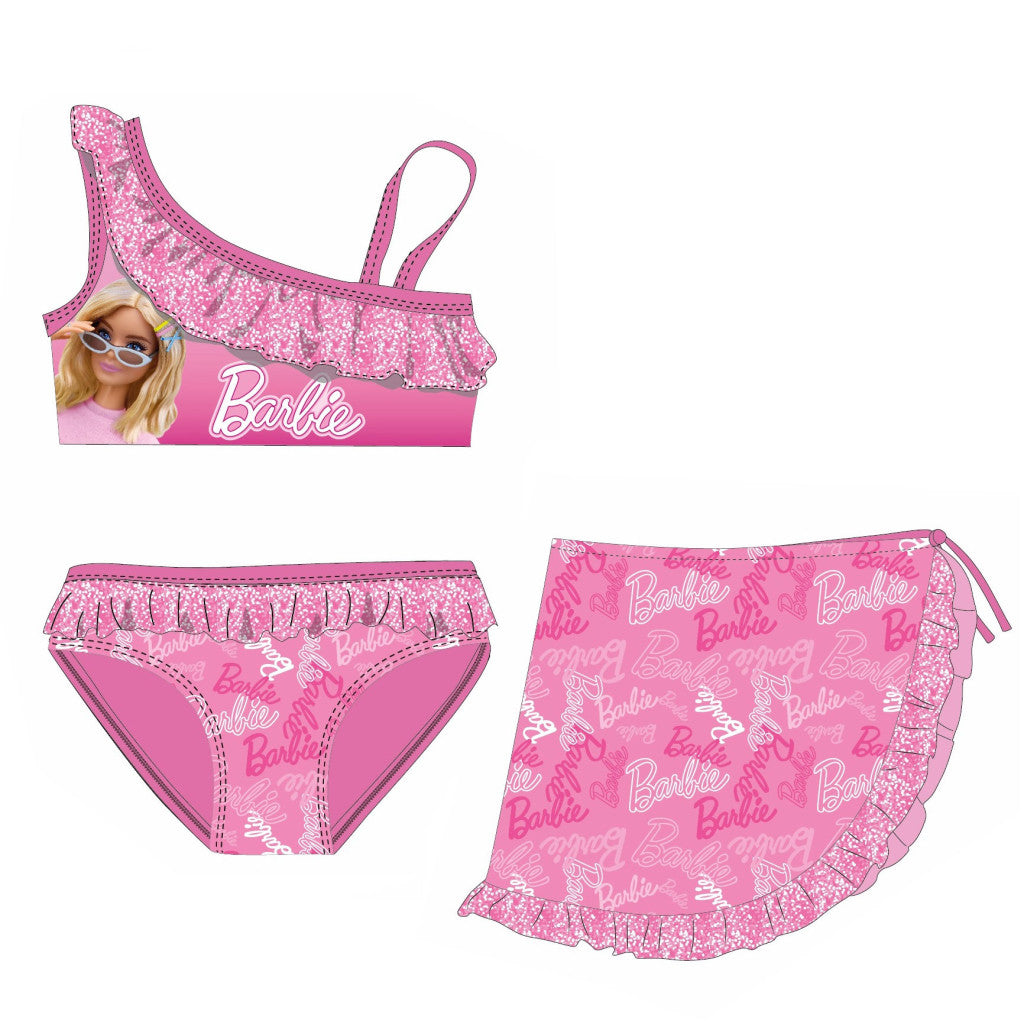 Barbie Style bērnu bikini un sarongu komplekts 3-8 gadi