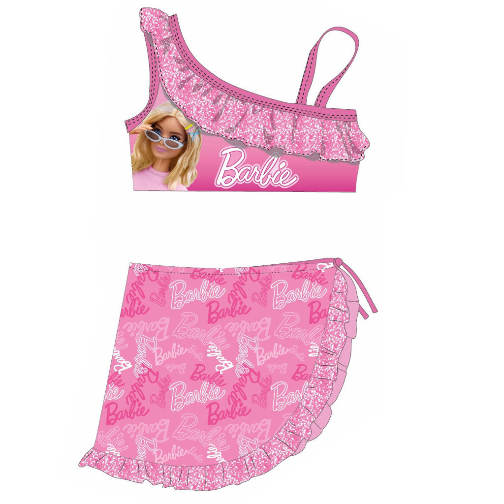 Barbie Style bērnu bikini un sarongu komplekts 3-8 gadi