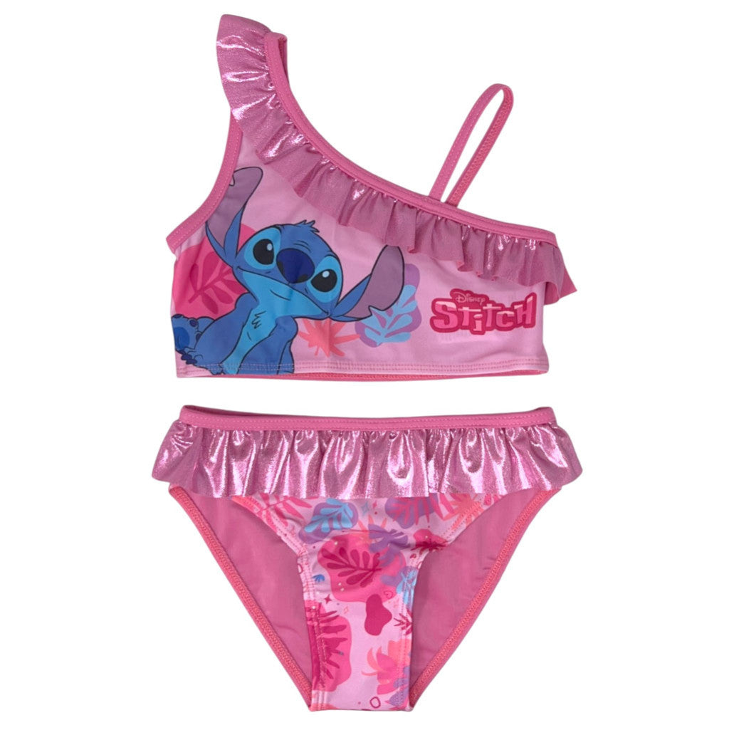 Disney Lilo un Stitch Tropic Pink bērnu bikini un sarongs komplekts 4-10 gadi