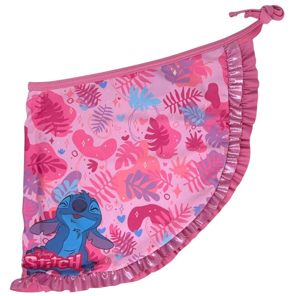 Disney Lilo un Stitch Tropic Pink bērnu bikini un sarongs komplekts 4-10 gadi